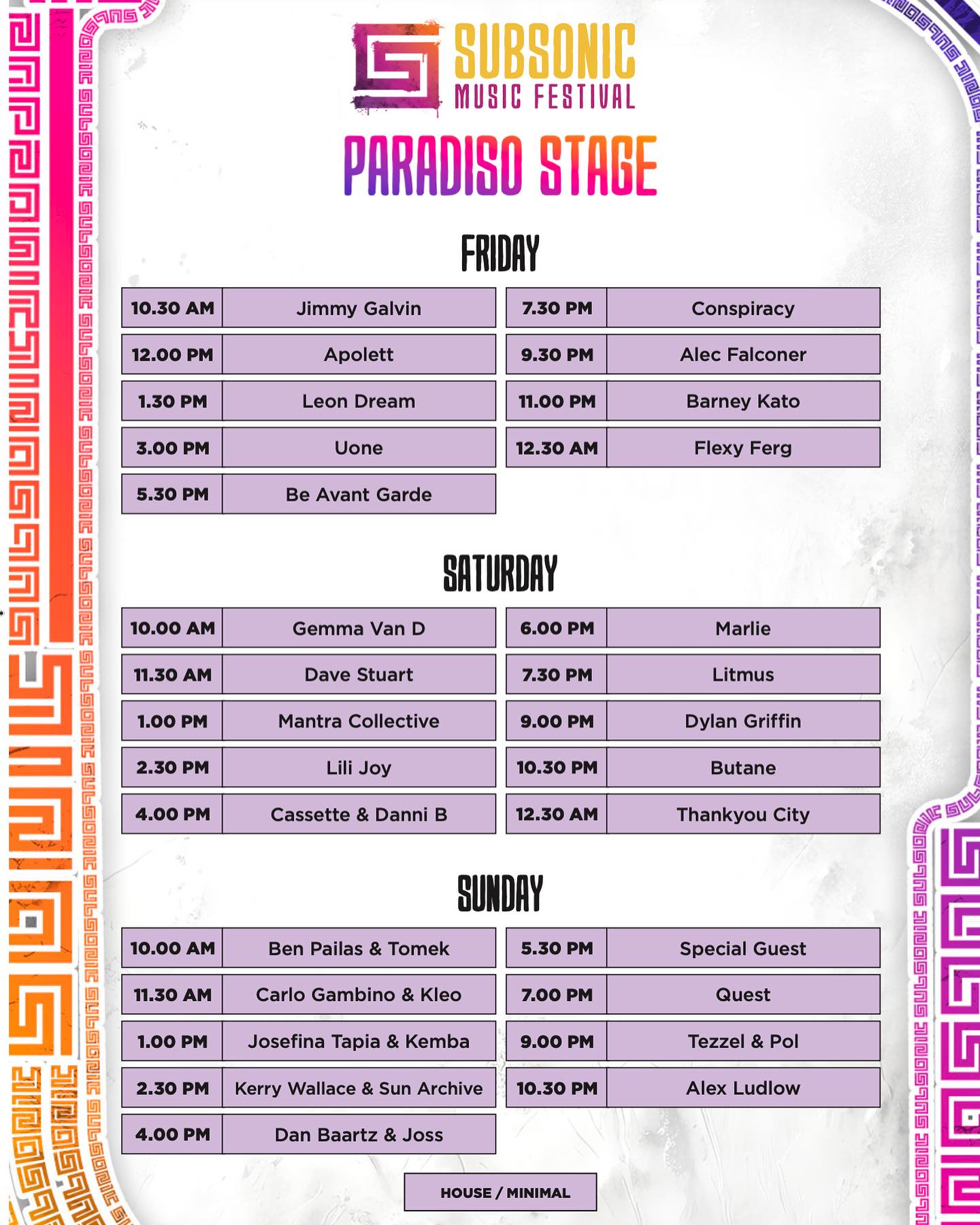 Paradiso Stage